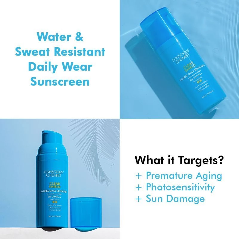 Conscious Chemist Clear Shield Transparent Matte Sunscreen SPF30 PA+++ Super Saver (Pack Of 2), 50 ml-5.webp